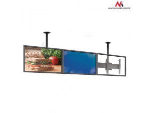 Uchwyt sufitowy reklamowy, tablica menu 40"-50" czarny MC-732 VESA max 600x400